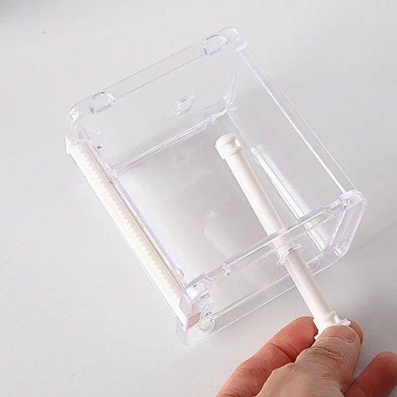 NEW Washi Tape Holder, Stackable Multi Tape Dispenser Cutter - Clear Transparent - Picture 4 of 6